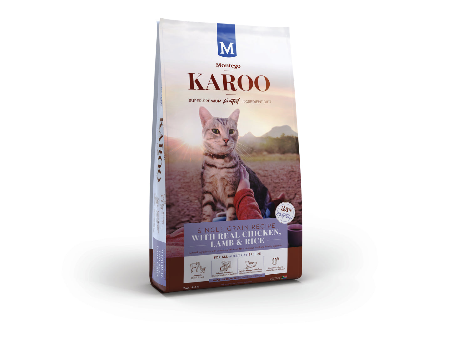 Montego Karoo Dry Cat Food Adult Cat Chicken and Lamb