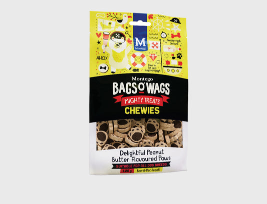Montego Bags O' Wags Chewies Peanut Butter Paws