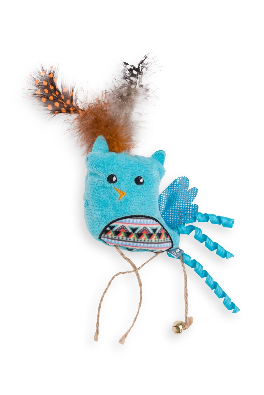 Indie Bird Cat Toy With Feather