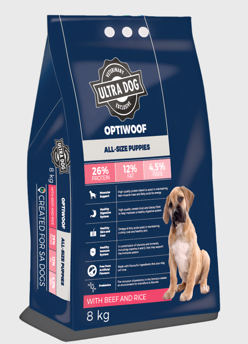 Ultra Dog Optiwoof Puppy Beef and Rice