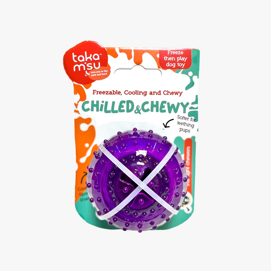 TKM Chilled & Chewy Freezable Toy Ball (Plum07)