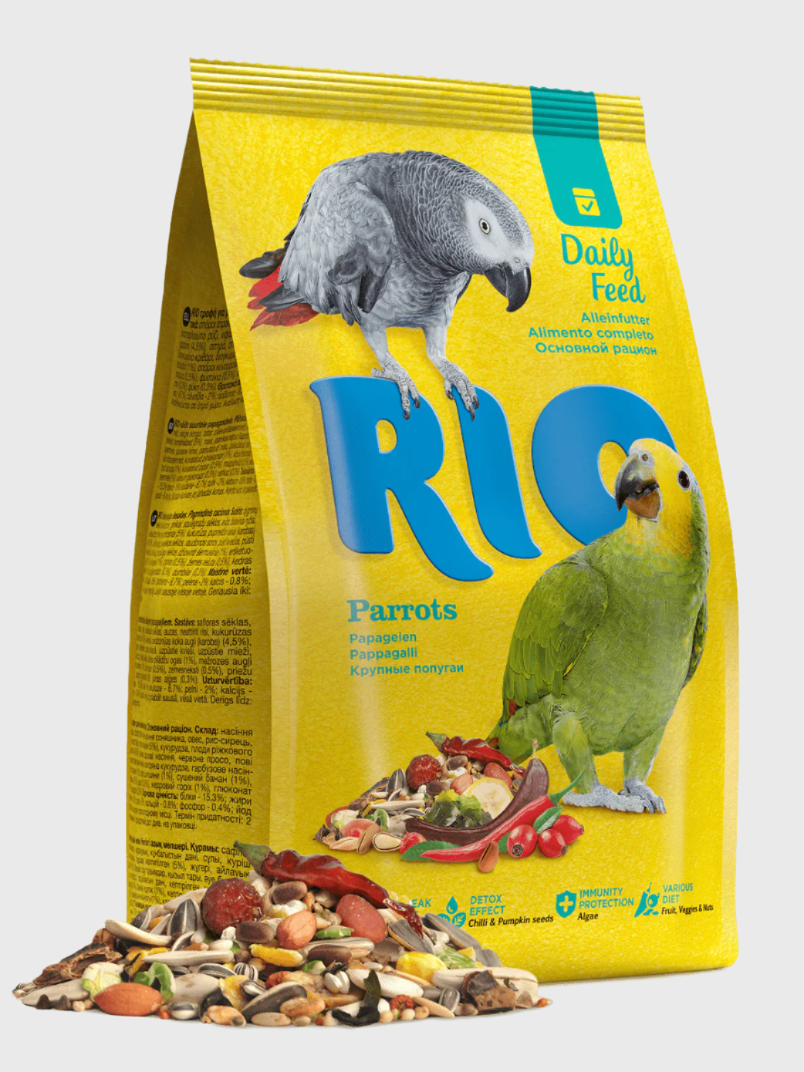 Rio Feed for Parrots - Daily feed 1Kg