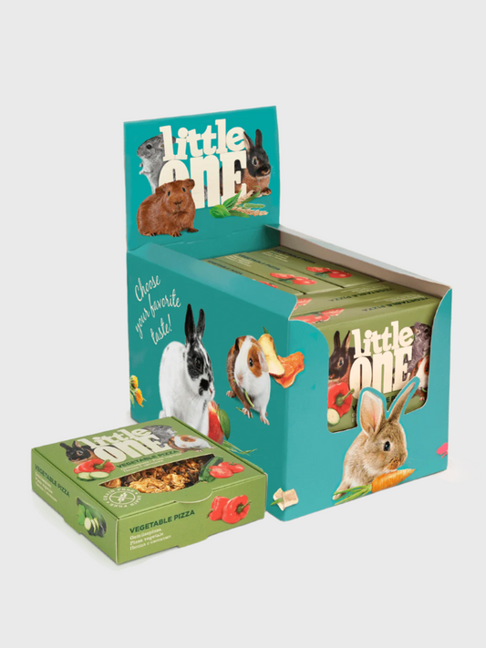 Little One Vegetable Pizza - Treat Toy for Small Animals 55g