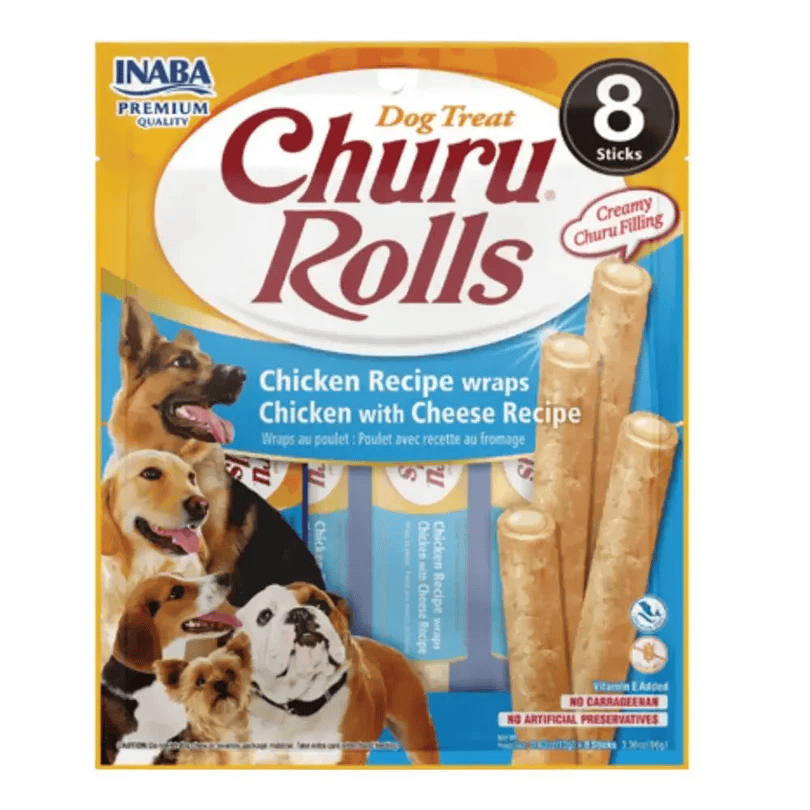 Churu Rolls Treats for Dogs 8x12g