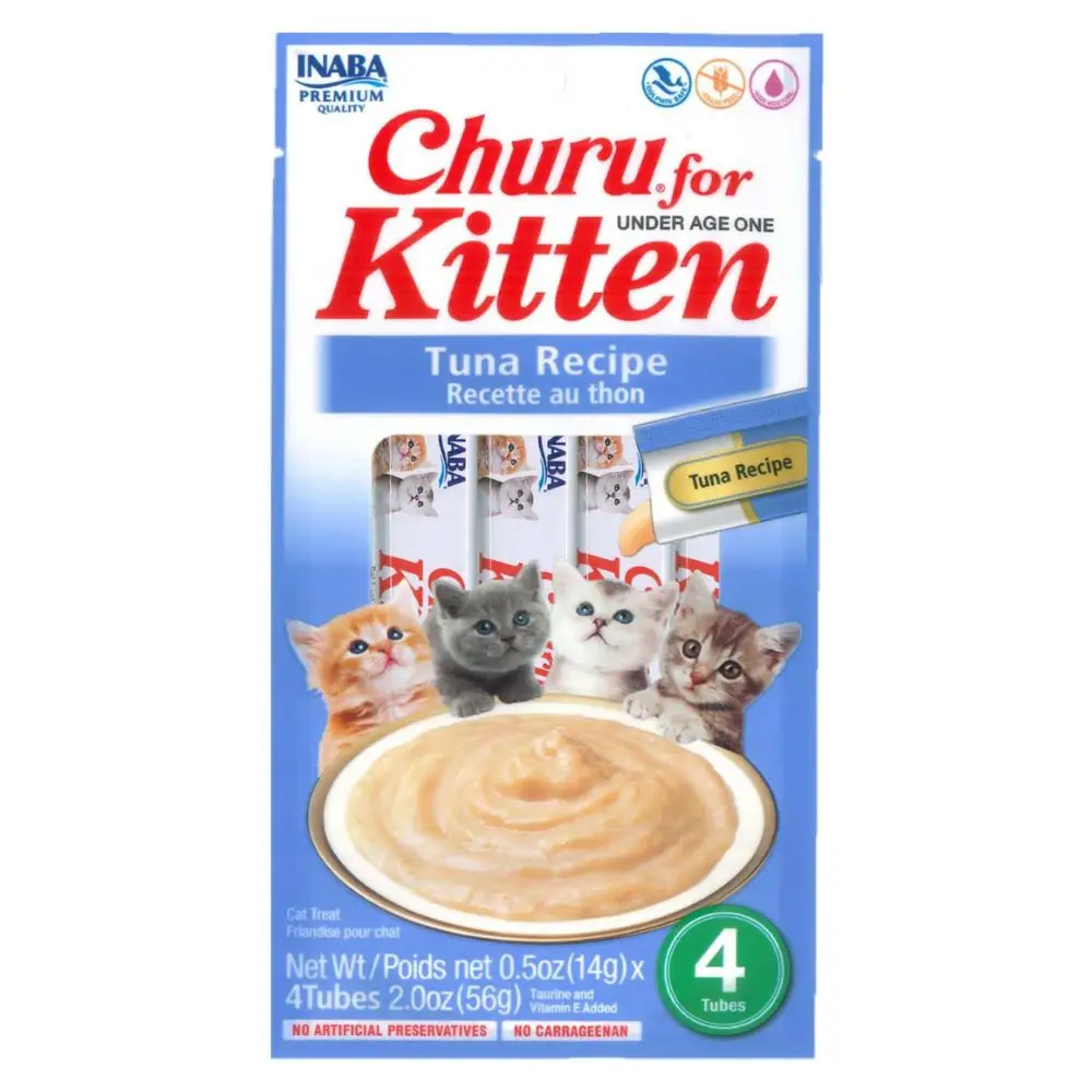 Churu Creamy Kitten Treats 4x14g