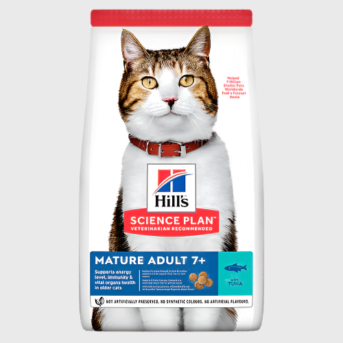 Hill's Science Plan Mature Adult Dry Cat Food Tuna Flavour - 1.5Kg
