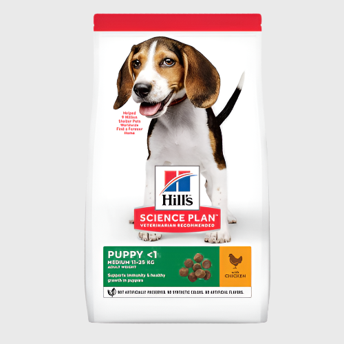 Hill's Science Plan Puppy Medium Breed with Chicken Dog Food
