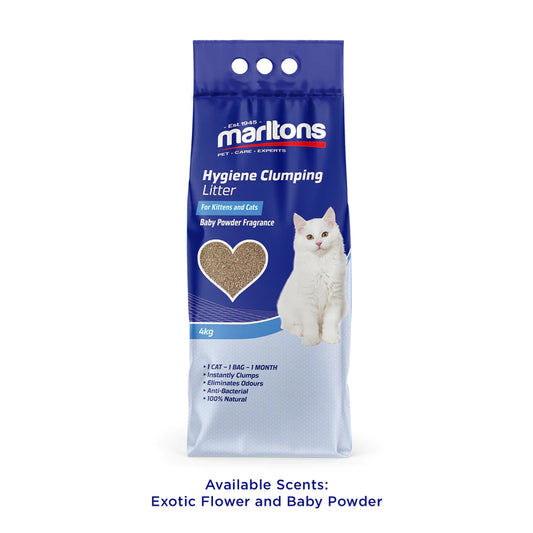 Marltons Hygiene Litter - Baby Powder 4Kg