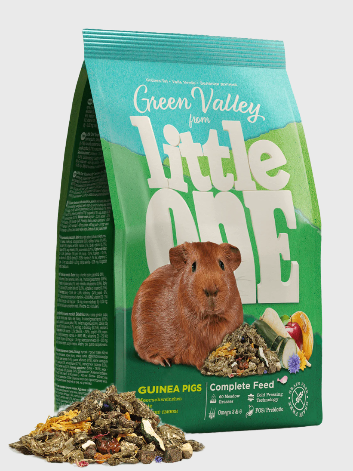 Little One - Green Valley Fibrefood for Guinea Pigs 750g