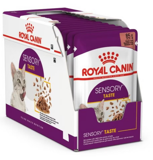 Royal Canin Sensory Taste in Gravy Over 12 Months 85g-Pack of 12