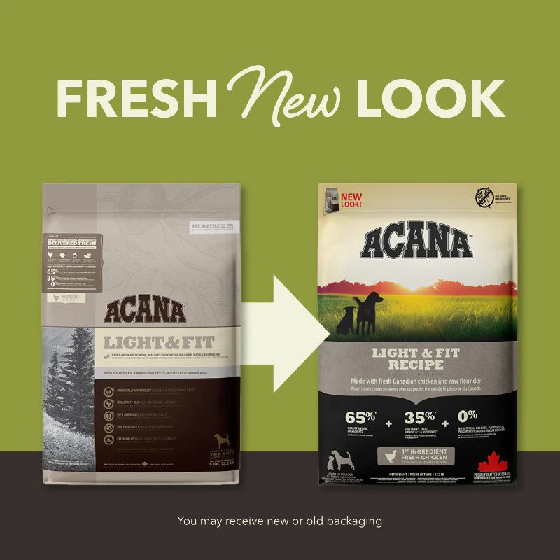 Acana Heritage Light and Fit Recipe