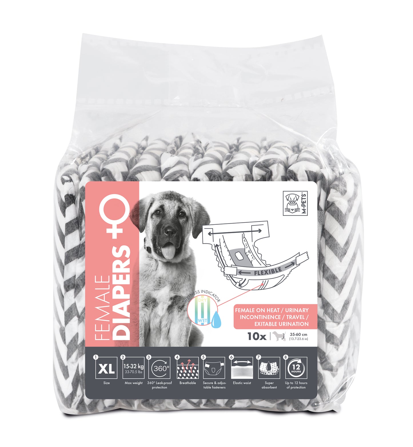 M-Pet Female Dog Diapers