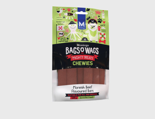 Montego Bags O' Wags Chewies Beef Bars