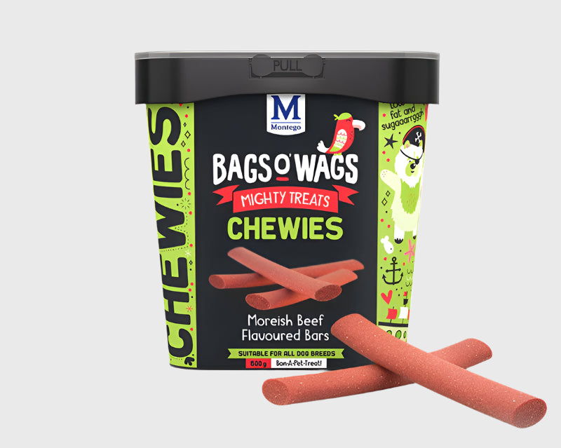Montego Bags O' Wags Chewies Beef Bars