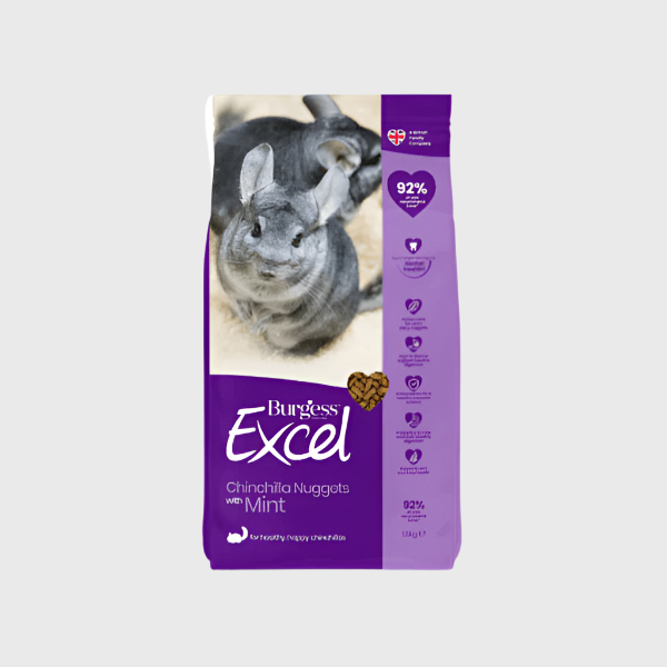 Excel Chinchilla Nuggets with Mint 1.5Kg