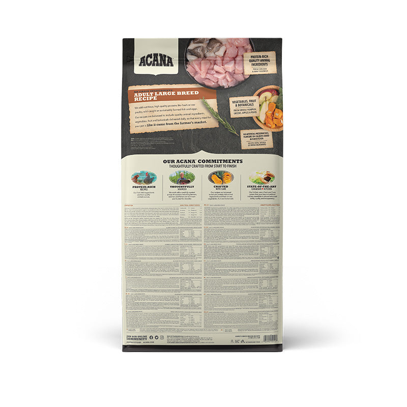 Acana Heritage Adult Large Breed Dog Recipe