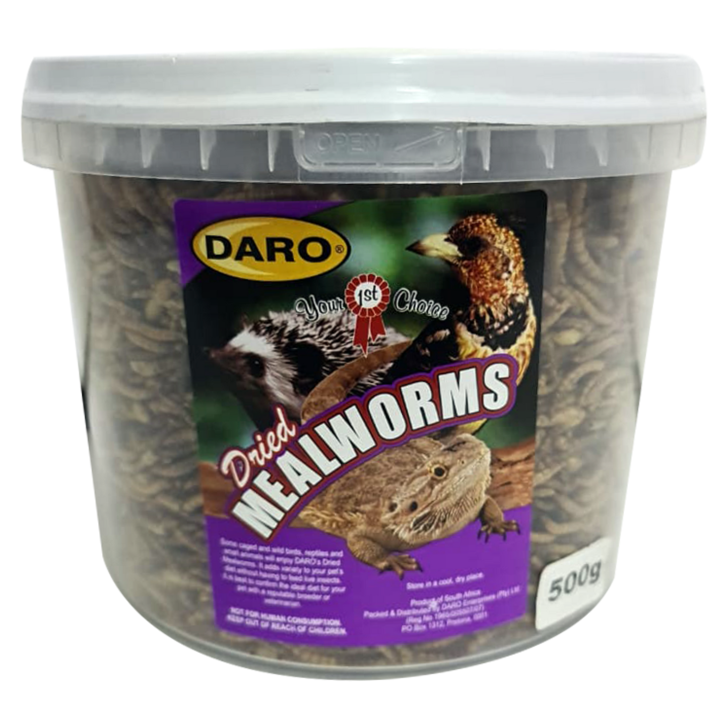 Dried Mealworms - 500g