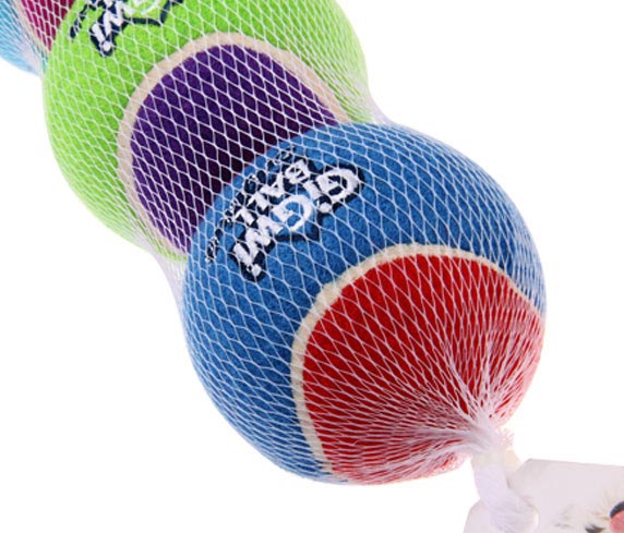 Large Size Tennis Ball Gigwi Ball Originals (3Pcs With Different Colour In One Pack)