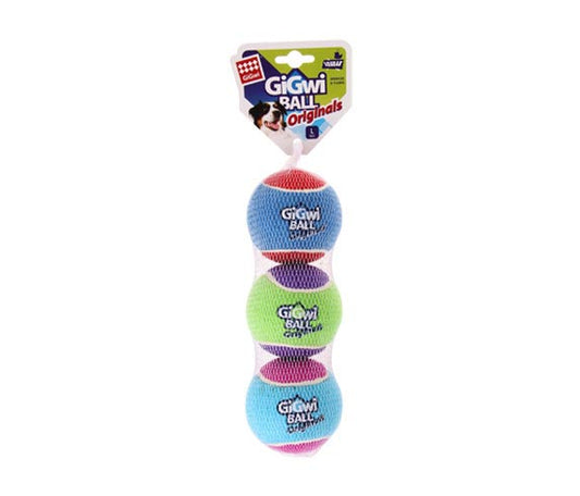 Large Size Tennis Ball Gigwi Ball Originals (3Pcs With Different Colour In One Pack)