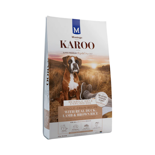 Montego Karoo Adult Dog - Targeted Care - Duck and Lamb - Metabolic and Sterilised
