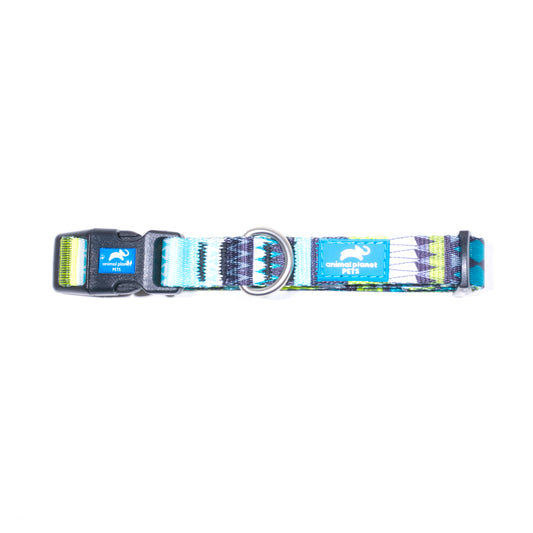 Animal Planet Pattern Collar Turquoise