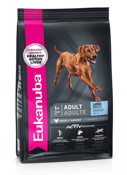 Eukanuba Large Breed Adult Over 15 Months >25Kg with Chicken Dog Food
