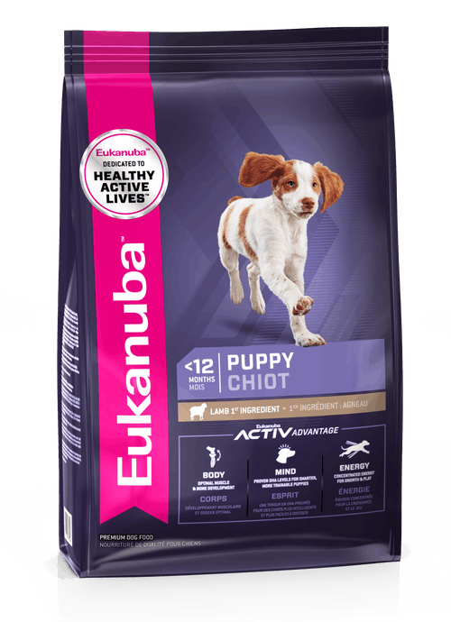 Eukanuba Medium Breed Puppy Up to 12 Months 10-25Kg with Lamb and Rice Dog Food
