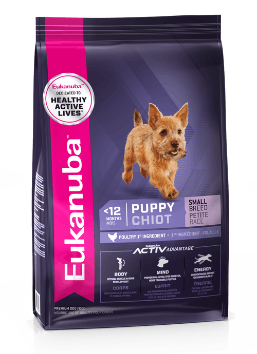 Eukanuba Small Breed Puppy Up to 12 Months < 11Kg with Chicken Dog Food
