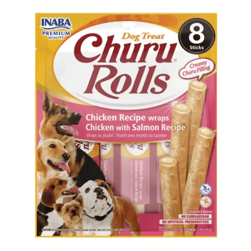 Churu Rolls Treats for Dogs 8x12g