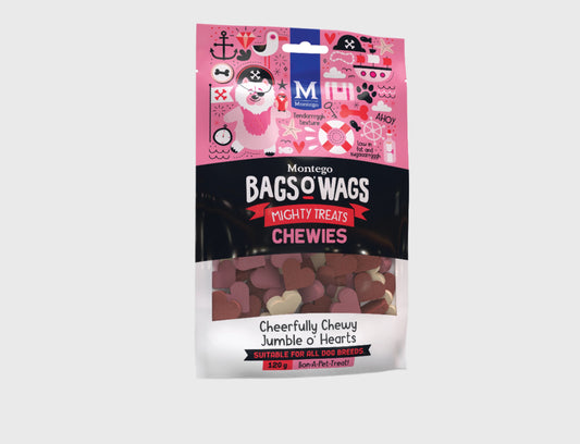 Montego Bags O' Wags Chewies Hearts Mix