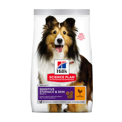 Hill's Science Plan Sensitive Stomach and Skin Medium and Large Breed with Chicken Dog Food