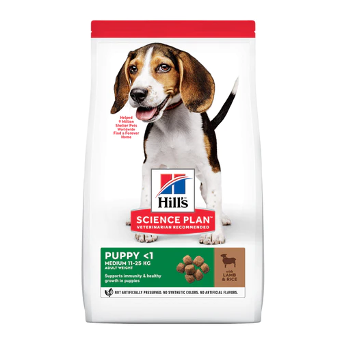 Hill's Science Plan Puppy Medium Breed with Lamb and Rice Dog Food
