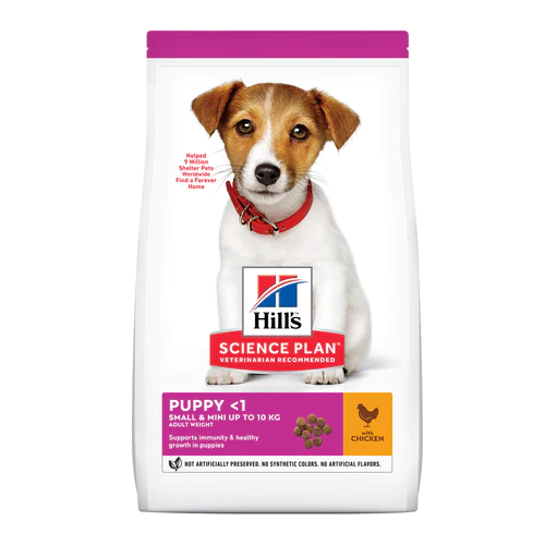 Hill's Science Plan Puppy Small and Mini Dry Food Chicken Flavour