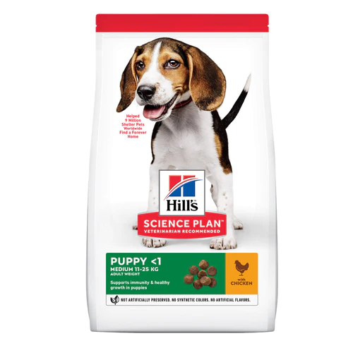 Hill's Science Plan Puppy Medium Breed with Chicken Dog Food