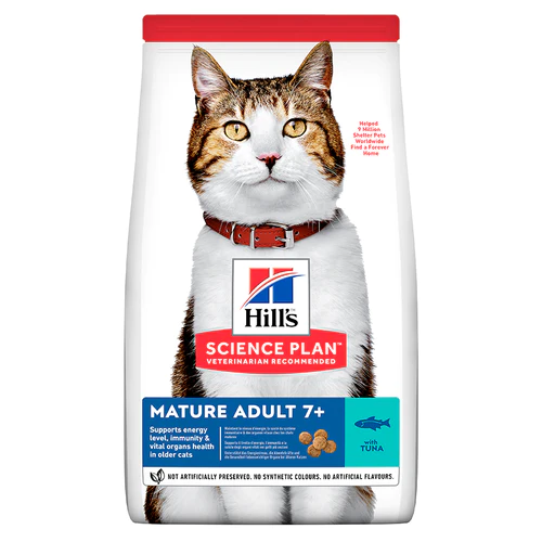 Hill's Science Plan Mature Adult Dry Cat Food Tuna Flavour - 1.5Kg