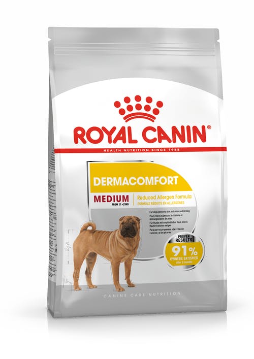 Royal Canin Dermacomfort Medium Dogs With Sensitive Skin or Occasional Mild Signs of Skin Irritation