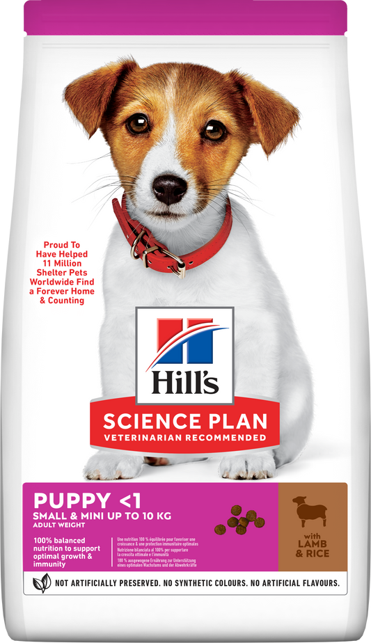 Hill's Science Plan Puppy Small and Mini Lamb and Rice