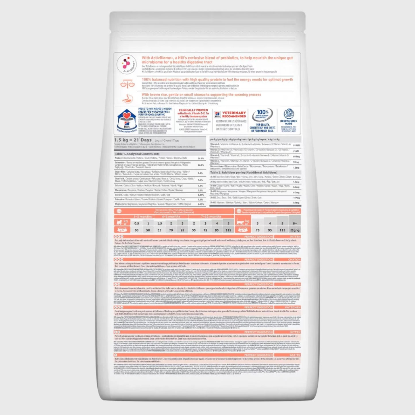 Hill's Science Plan Perfect Digestion Dry Kitten Food Chicken