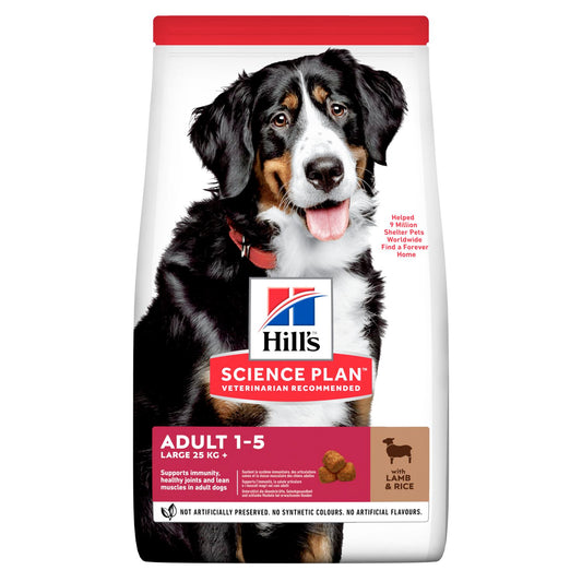 Hill's Science Plan Adult Large Breed Dry Dog Food Lamb and Rice Flavour - 12Kg