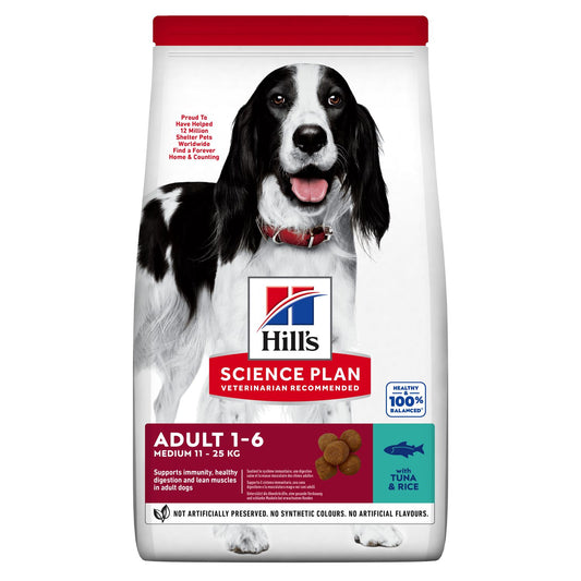 Hill's Science Plan Canine Adult Medium Breed with Tuna and Rice Dog Food