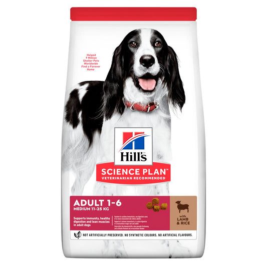 Hill's Science Plan Adult Medium Breed with Lamb and Rice Dog Food