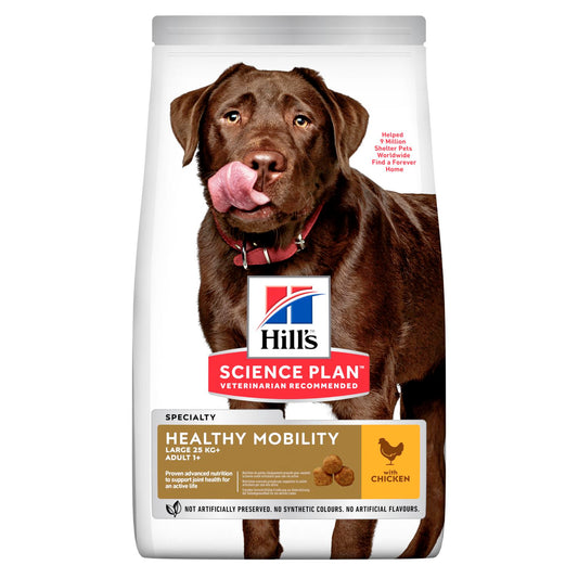 Hill's Science Plan Adult Healthy Mobility Large Breed Dry Dog Food Chicken Flavour - 12Kg