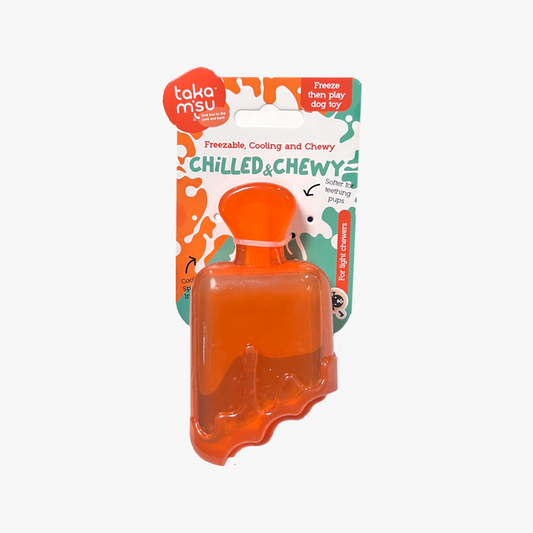 TKM Chilled & Chewy Freezable Toy  Lolly (Orange08)