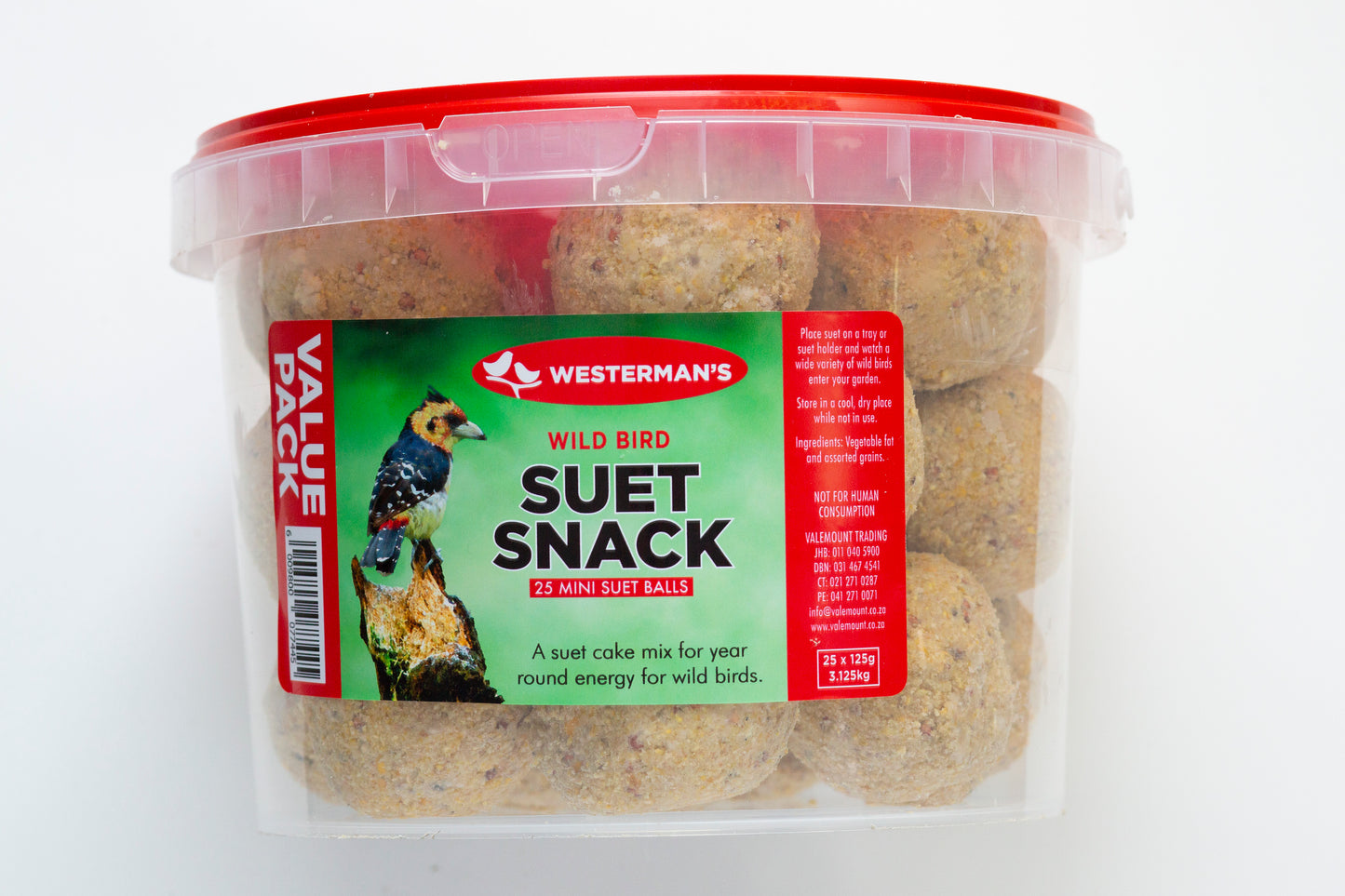 Suet Snack Mini Balls 25 x 125g