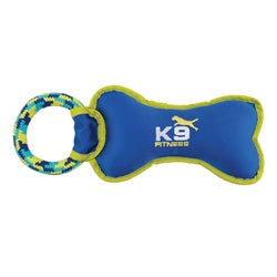 K9 Fitness Tough Nylon Bone with Rope Tug - 30.5cm