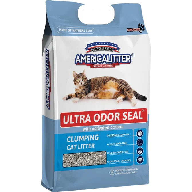 America Bentonite Clay Cat Litter 8Kg The Queen Pet Shop