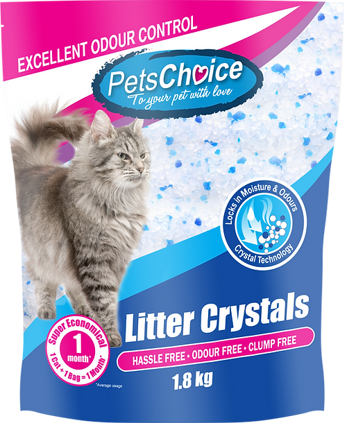 Pets Choice Silica Cat Litter 6kg – The Queen Pet Shop