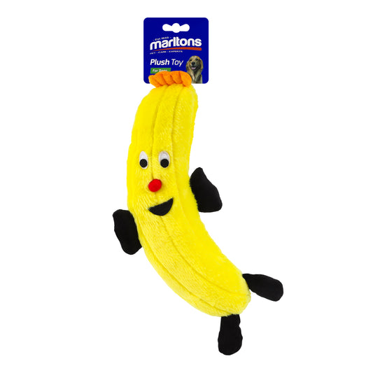 Marltons Banana 15cm - Plush With Squeaker