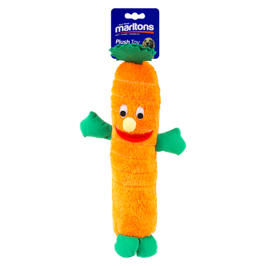 Marltons Carrot 15cm - Plush With Squeaker