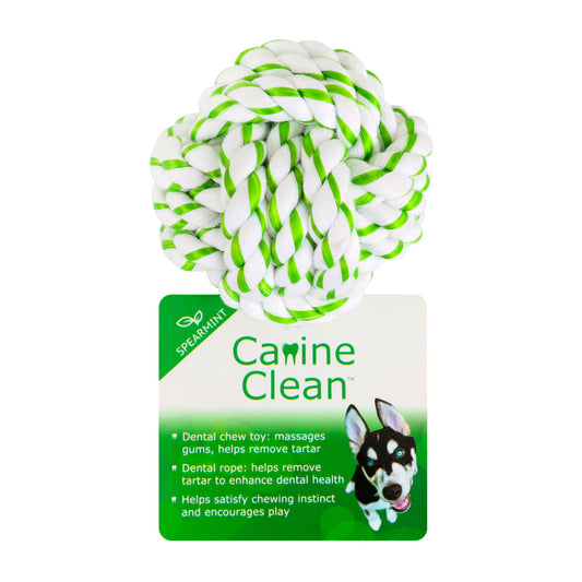 Canine Clean 8cm Dental Rope Ball